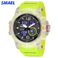 SMAEL – montre de sport pour hommes double affichage LED numérique Quartz étanche chronomètre