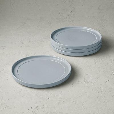 Set of 4 Stellata Italian Stoneware Dinnerware - White Salad Plates, Salad Plates - Frontgate