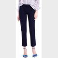 J. Crew Pants & Jumpsuits | J.Crew Campbell Crop Pants Capri Blue 4 Stretch Capri Trousers | Color: Blue | Size: 4