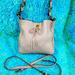 Rebecca Minkoff Bags | Beutiful Rebecca Minkoff Pebble Leather Shoulder Convertible Crossbody | Color: Gold/Gray | Size: 9" X 9" X 2.5"