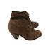 Jessica Simpson Shoes | Jessica Simpson Cyanne Ankle Boots Size 6.5 Suede | Color: Brown/Tan | Size: 6.5