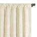Eastern Accents Nellis Plush Velvet Solid Room Darkening Rod Pocket Single Curtain Panel Velvet in White | 84 H in | Wayfair CUA-181-RPD