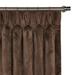 Eastern Accents Nellis Plush Velvet Solid Room Darkening Pinch Pleat Single Curtain Panel Metal in Green/Blue | 84 H in | Wayfair CUA-187-PPD