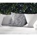 Red Barrel Studio® Outdoor Square Pillow Cover & Insert Eco-Fill/Polyester in Gray | 16 H x 16 W x 4 D in | Wayfair