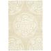 White 24 x 0.63 in Area Rug - Charlton Home® Harger Floral Handmade Tufted Wool Beige/Area Rug Wool | 24 W x 0.63 D in | Wayfair