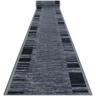 Tapis de couloir antidérapant adagio gris grey 67x230 cm