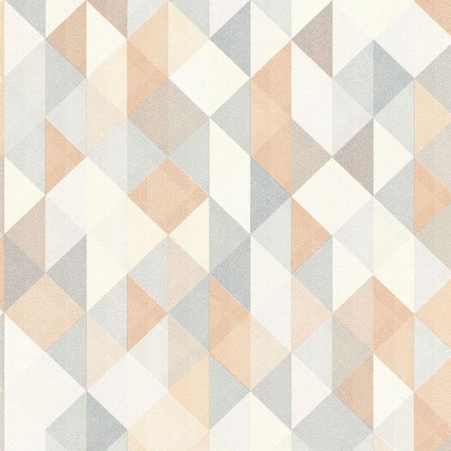 Pastell-Tapete skandinavisch | Dreieck-Tapete geometrisch 367862 | Vliestapete skandinavisch