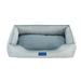 Arthur Dog Bed, 19.5" L X 24" W X 5" H, Gray, Small
