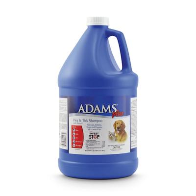 Adams Plus Flea & Tick Shampoo with Precor for Dogs, 1 Gallon