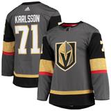 Men's adidas William Karlsson Gray Vegas Golden Knights Alternate Primegreen Authentic Player Jersey