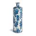 Lark Manor™ Floret Bottle Vase Small Metal in Blue/White | 15.5 H x 5 W x 5 D in | Wayfair 2D618B5D5B0C451BAD5E5C852B53B2D2