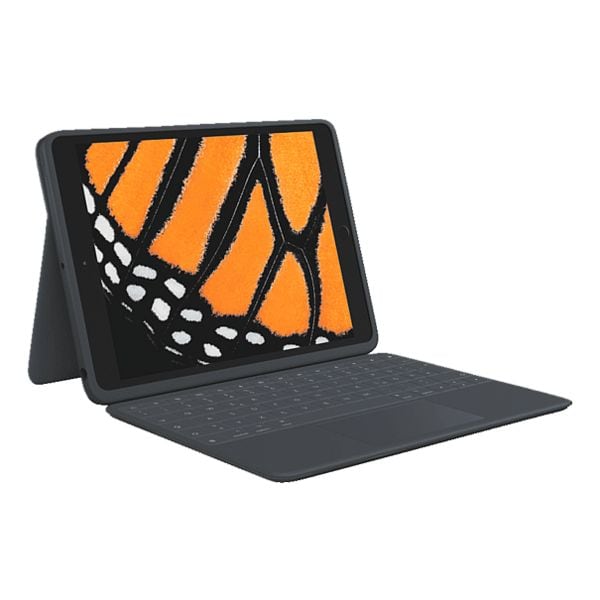 Logitech Tastatur-Case »Rugged Combo 3 Touch« für iPad (7. / 8. / 9. Generation) blau, 26.02x2.34x18.96 cm Image