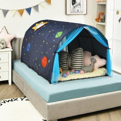 Kids Galaxy Starry Sky Dream Portable Play Tent with Double Net Curtain - 57" (L) x 40" (W) x 32.5" (H)