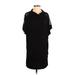 Forever 21 Casual Dress - Shift: Black Solid Dresses - Women's Size Small