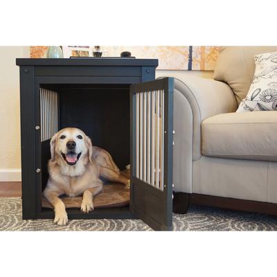 InnPlace™ Pet Crate & End Table, Large by New Age Pet in Espresso