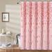 Riley Shower Curtain Pink Single 72X72 - Lush Decor 16T007766