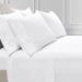 Farmhouse Milo Solid Silver-Infused Antimicrobial Sheet Set White 6Pc Queen - Lush Decor 16T008107