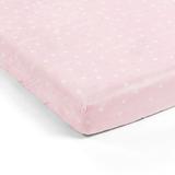 Llama Love Allover Hearts Soft & Plush Fitted Crib Sheet Pink Single 28X52X9 - Lush Decor 21T010424