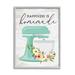 Stupell Industries Happiness Is Homemade Phrase Floral Kitchen Stand Mixer by Lettered & Lined - Graphic Art Canvas | 30 H x 24 W x 1.5 D in | Wayfair