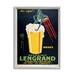 Stupell Industries Vintage erie Lengrand European Advertisement Frog Beer by Marcus Jules - Graphic Art Canvas in Green | Wayfair af-006_gff_16x20