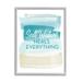 Stupell Industries Salt Water Heals Everything Phrase Soft Beach Ombre by - Textual Art Canvas in Blue | 30 H x 24 W x 4 D in | Wayfair