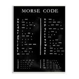 Stupell Industries Vintage Morse Code Chart Alphabet & Numerals by Vision Studio - Textual Art Wood in Brown | 15 H x 10 W x 0.5 D in | Wayfair