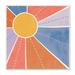 Stupell Industries Playful Sun Rays Polka Dot Stripe Pattern by Veronique Charron - Wrapped Canvas Graphic Art Canvas | 12 H x 0.5 D in | Wayfair