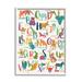 Stupell Industries Joyful Animal Alphabet Kid's Playful ABC by - Textual Art Canvas | 14 H x 11 W x 3 D in | Wayfair ae-958_wfr_11x14