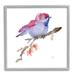 Stupell Industries Baby Bird Blooming Spring Blossom Tree Branch by Verbrugge Watercolor - Unframed Graphic Art on Canvas in White | Wayfair