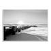 Stupell Industries Beach Tide Sea Foam Landscape Black White Photography Black Framed Giclee Texturized Art By Natalie Carpentieri Canvas, | Wayfair
