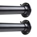 Orren Ellis Rushaun Adjustable 1.5" Single Curtain Rod in Black | 4 H x 66 W x 4 D in | Wayfair 6CFC5849721042E1859AB8BCF6797C56