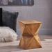 Union Rustic Encinal End Table in Brown | 17.75 H x 12.5 W x 12.5 D in | Wayfair 417BA8AB979E45EC82D423765F5E52A8