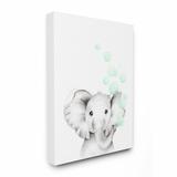 Viv + Rae™ Sherry Cute Cartoon Baby Elephant Painting Wall DÃ©cor Canvas/Metal in Green/White | 1.5 D in | Wayfair 9AB8A839F3DB45D7AE46D8ADF7477857