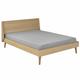 Pack lit avec matelas bois massif 120x190 cm