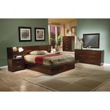 Tokyo 3-piece Platform Bedroom Set with Dresser and Mirror