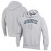 Men's Champion Heathered Gray Eastern Connecticut State Warriors Reverse Weave Fleece Pullover Hoodie