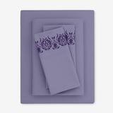 Amelia Sheet Set by BrylaneHome in Lavender (Size FULL)