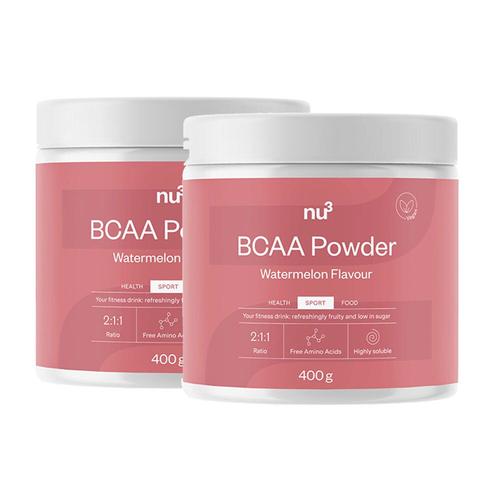 nu3 Bcaa Pulver, Wassermelone 2x400 g Pulver
