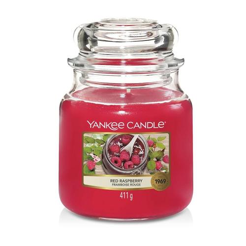 YANKEE CANDLE - Glas Red Raspberry Kerzen 411 g