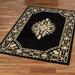 Windsor Rectangle Rug, 7'6" x 9', Onyx