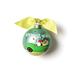 Coton Colors Warmest Wishes Santa Ball Ornament Glass in Blue/Green/Yellow | 6 H x 6 W x 6 D in | Wayfair CHMAS-WRWSNTA