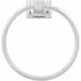 Stone Harbor Hardware Madison Towel Ring Metal in Gray | 1 H x 6 W x 6 D in | Wayfair 4560-26