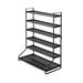 Yamazaki Home kids Train Storage Display, Hotwheels Model Car Display, Toy Storage, Steel in Black | 25.59 H x 20.08 W x 9.45 D in | Wayfair 5019