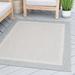 Gray 94 x 0.09 in Indoor/Outdoor Area Rug - Three Posts™ Deerwood Flatweave Indoor/Outdoor Area Rug Polypropylene | 94 W x 0.09 D in | Wayfair