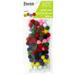 Essentials by Leisure Arts Pom Poms - Multi-Colored -10mm - 100 piece pom poms arts and crafts - colored pompoms for crafts - craft pom poms - puff balls for crafts