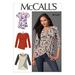 McCall s Patterns McCall s Patterns M7247 Misses Tops A5 (6-8-10-12-14)