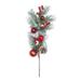 2PCS Red Berry Stems Artificial Pine Picks for Christmas Tree Decorations Christmas Flower Arrangements Wreath;Red Berry Stems Artificial Pine Picks for Christmas Tree Decorations