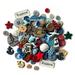Buttons Galore and More Collection Round Novelty Buttons & Embellishments Based on Variety of Themes Holidays and Seasons for DIY Crafts Scrapbooking Sewing Cardmaking and other Projects - 50 Pcs