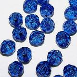 JOLLY STORE Crafts 6mm Faceted Beads Dark Sapphire Color 500pcs