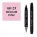 ShinHan Art 1110137-RP137 Twin Medium Pink Marker Black